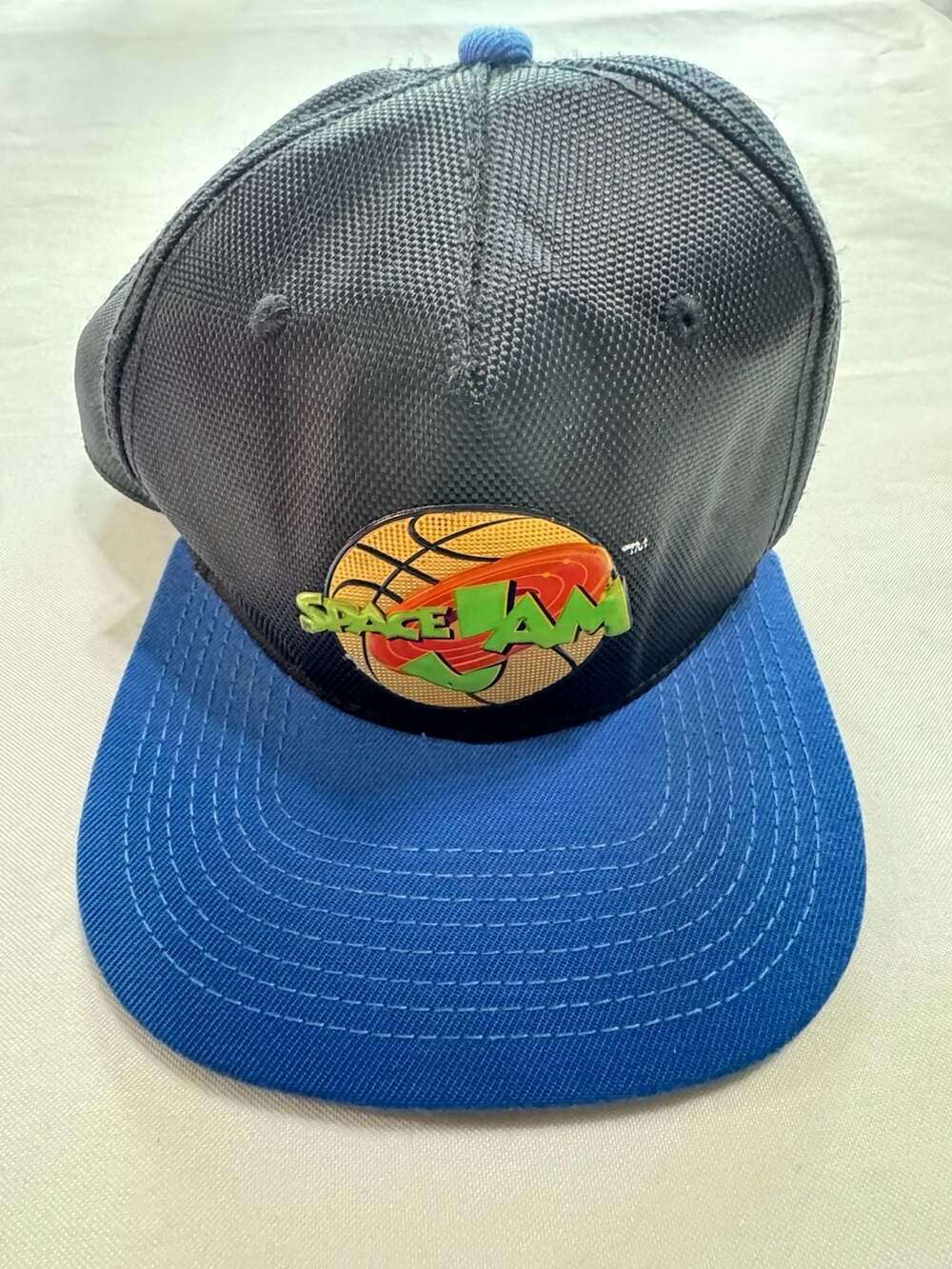 Vintage Y2K Space Jam Snapback Hat Retro Cartoon Streetwear
